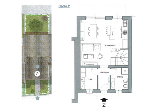 PRESTIGIOSA VILLETTA NUOVA CON GIARDINO